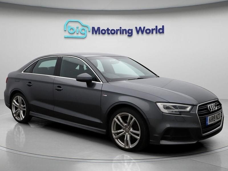 Grey Used 2019 Audi A3 S-Line Sedan | £18,200 (Good price) - Image 1/4