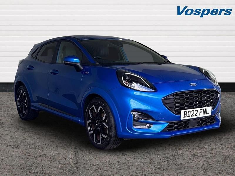Blue Used 2022 Ford Puma ST-Line X SUV | £16,895 (Fair price) - Image 1/3