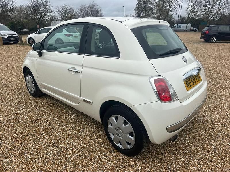 Used Fiat 500 Pop 69 HP (50 kW) 2009 White Cabriolet
