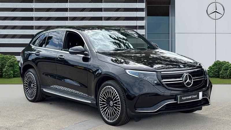 Black Used 2021 Mercedes EQC400 AMG Line Premium Plus SUV | £28,919 (Expensive) - Image 1/4
