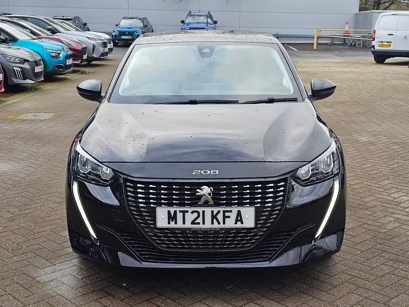 Used Peugeot 208 Allure 100 HP (73 kW) 2021 Black Hatchback