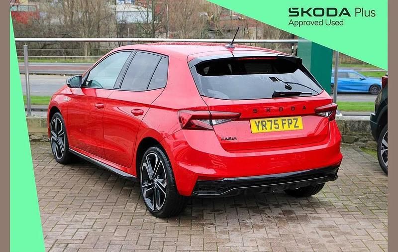 Used Skoda Fabia Monte Carlo 113 HP (83 kW) 2025 Red Hatchback