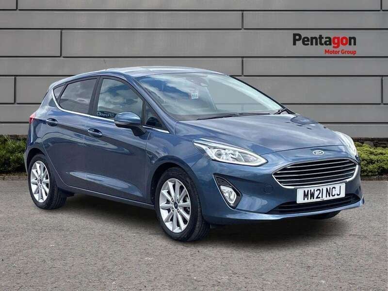 Blue Used 2021 Ford Fiesta Titanium Hatchback | £13,291 (Fair price) - Image 1/4