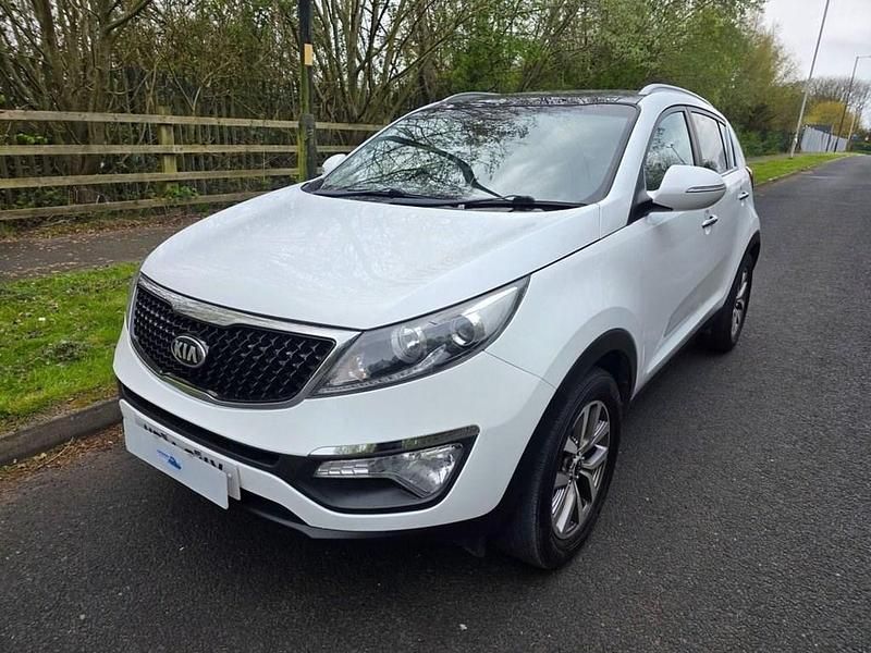 Używany Kia Sportage 133 KM (97 kW) 2014 Biały SUV