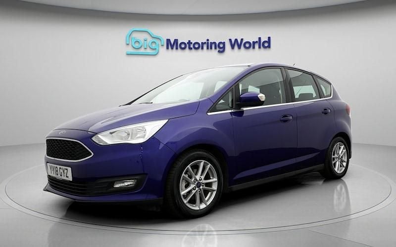 Used Ford C-MAX Zetec 125 HP (91 kW) 2018 Blue MPV