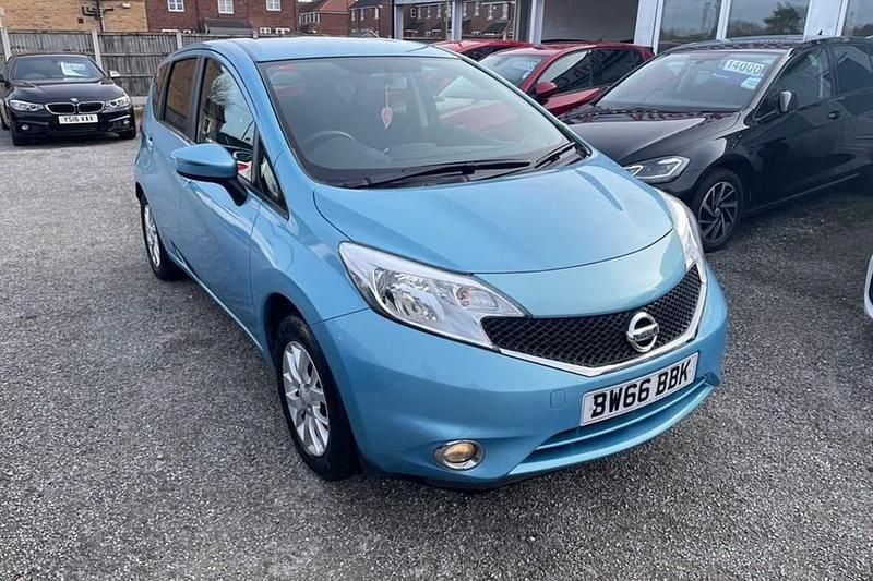 Used Nissan Note Acenta 80 HP (58 kW) 2016 Blue Hatchback