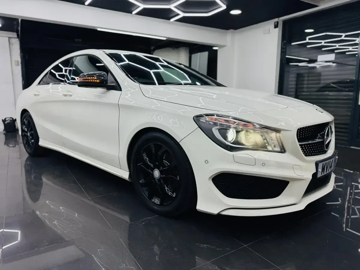 Used Mercedes CLA220 AMG 177 HP (130 kW) 2014 White Sedan