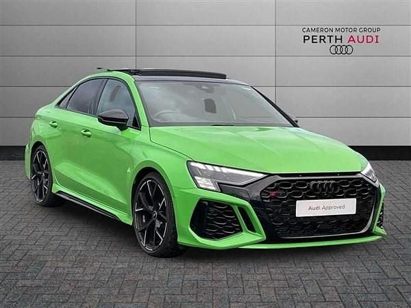Green Used 2022 Audi RS3 Comfort Sedan | £51,995 - Image 1/4