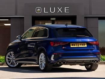 Begagnad Audi S3 Sportback Comfort 310 HK (228 kW) 2022 Blå Halvkombi