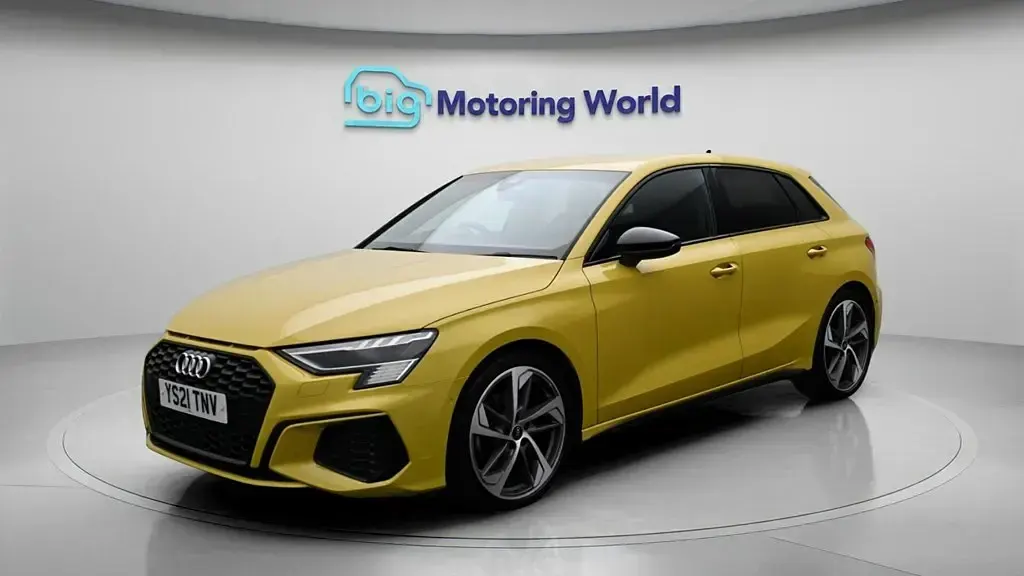 Used Audi A3 Sportback S-Line 150 HP (110 kW) 2021 Yellow Hatchback