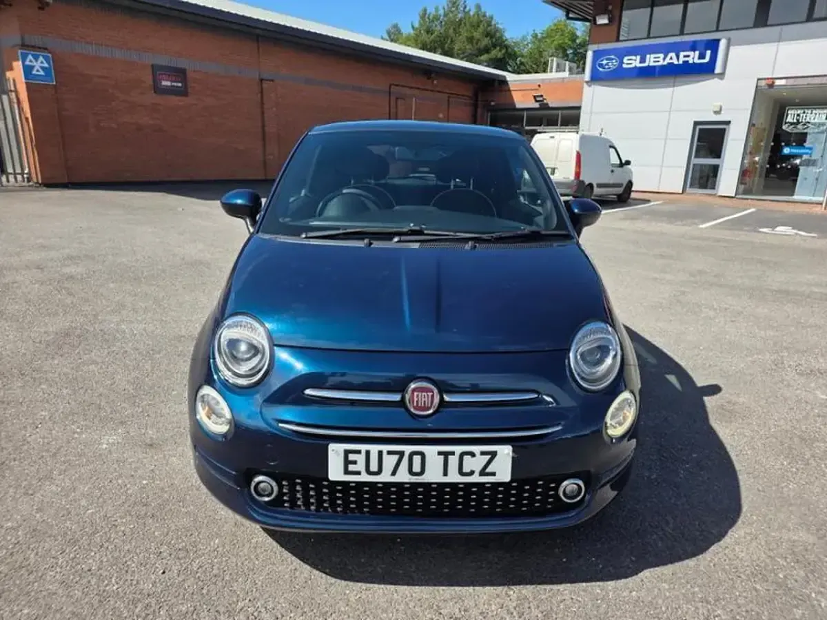 Used Fiat 500 Lounge 70 HP (51 kW) 2020 Blue Hatchback