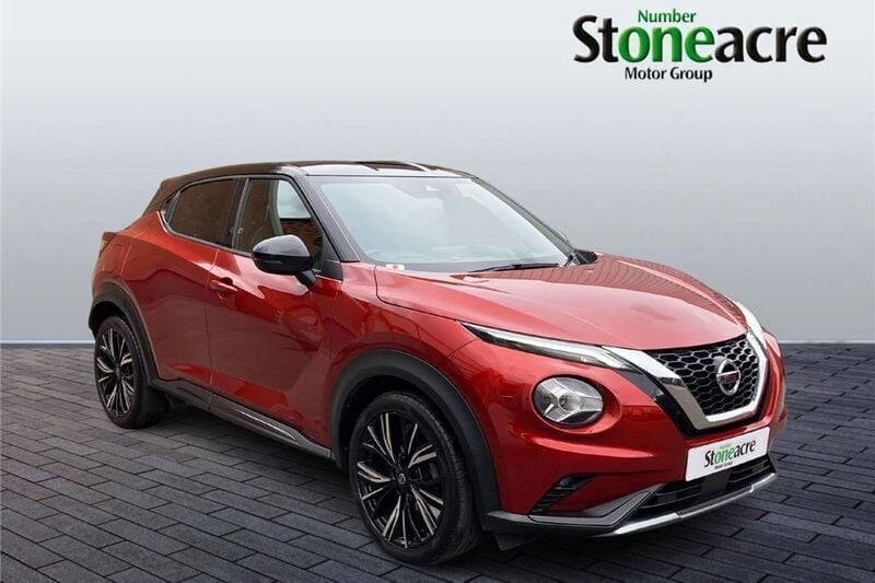 Red Used 2022 Nissan Juke Tekna+ SUV | £16,230 (Fair price) - Image 1/4