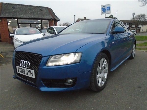 Blue Used 2009 Audi A5 S-Line Coupe | £2,495 (Fair price) - Image 1/1