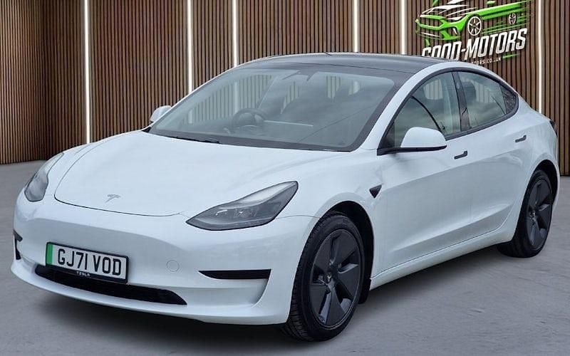 Used Tesla Model 3 Standard Range 366 kW (498 HP) 2021 White Sedan