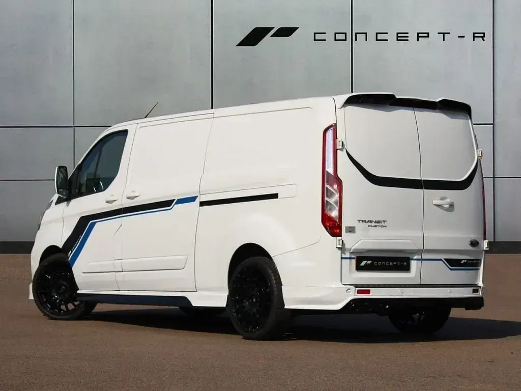 Begagnad Ford Transit Custom Limited 170 HK (125 kW) 2021 Vit Van