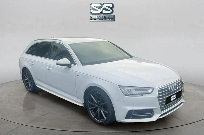 White Used 2017 Audi A4 S-Line Estate | £10,990 (Good price) - Image 1/3