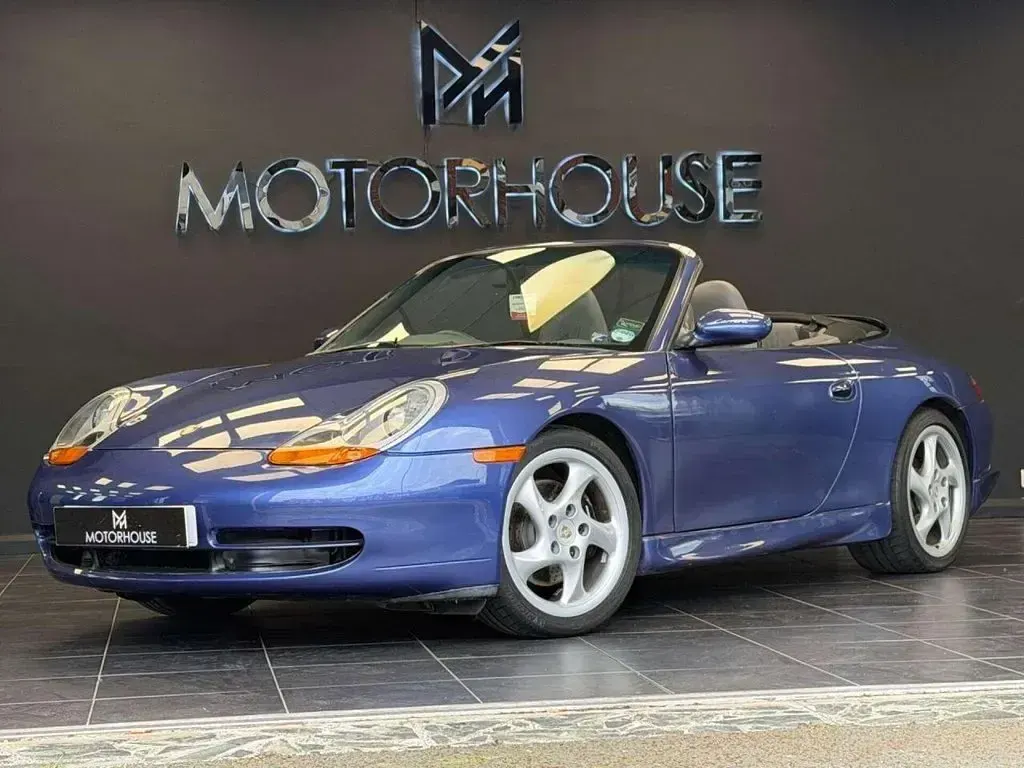 Used Porsche 996 300 HP (220 kW) 1999 Blue Cabriolet