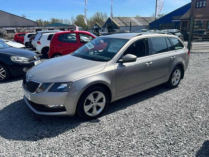 Used Skoda Octavia SE Technology 116 HP (85 kW) 2019 Beige Estate