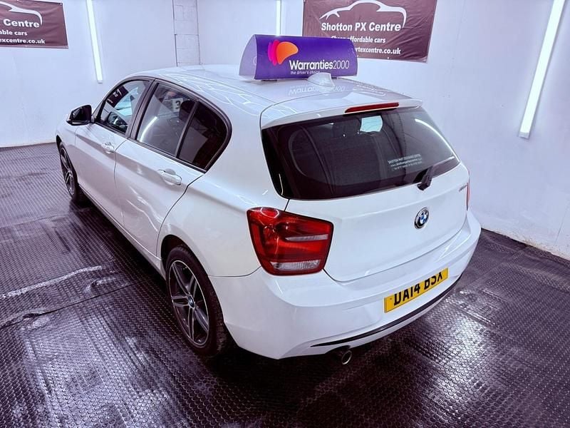 Used BMW 116 Sport Line 2014 White Hatchback