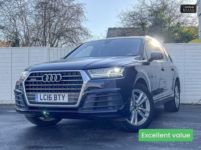 Black Used 2016 Audi Q7 S-Line SUV | £23,295 (Super price) - Image 1/4