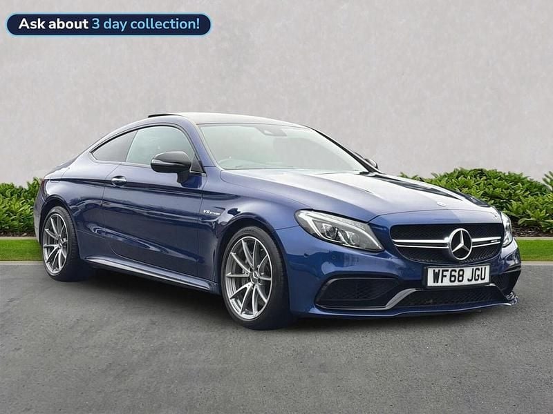 Blue Used 2018 Mercedes C63 AMG Premium Coupe | £38,187 (Good price) - Image 1/4