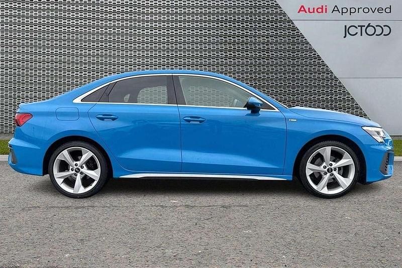 Used Audi A3 S-Line 108 HP (79 kW) 2023 Blue Sedan
