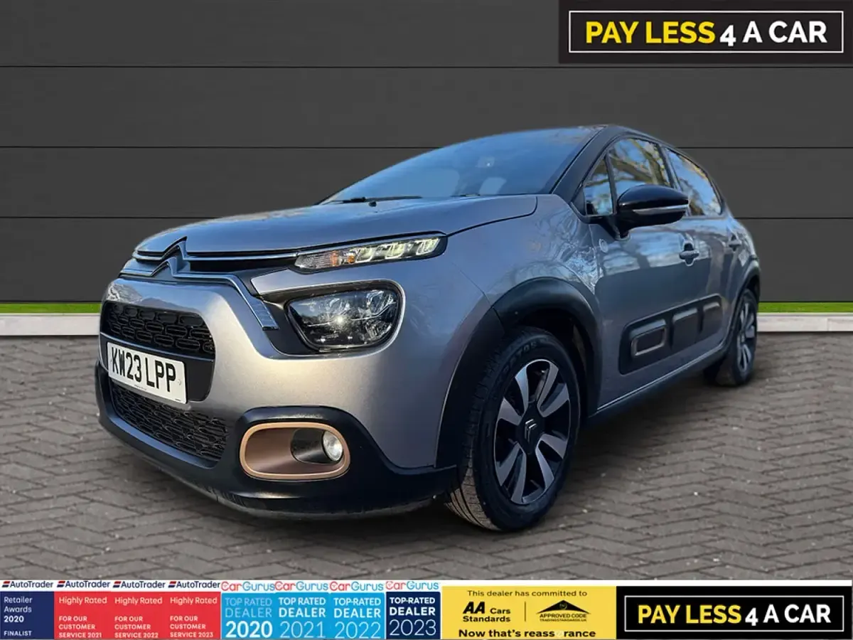 Used Citroën C3 PureTech 81 HP (59 kW) 2023 Grey Hatchback