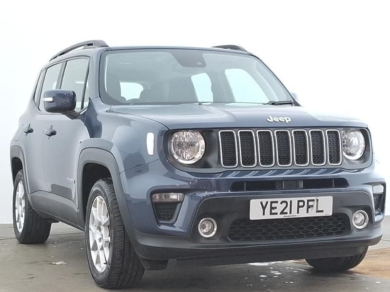 Blue Used 2021 Jeep Renegade Longitude SUV | £14,998 (Fair price) - Image 1/4
