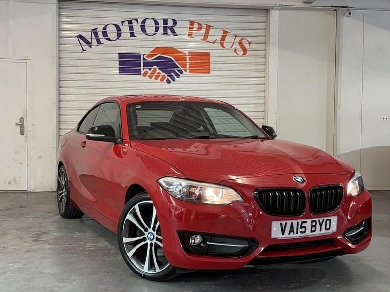 Red Used 2015 BMW 220 Sport Line Coupe | £9,499 (Fair price) - Image 1/2