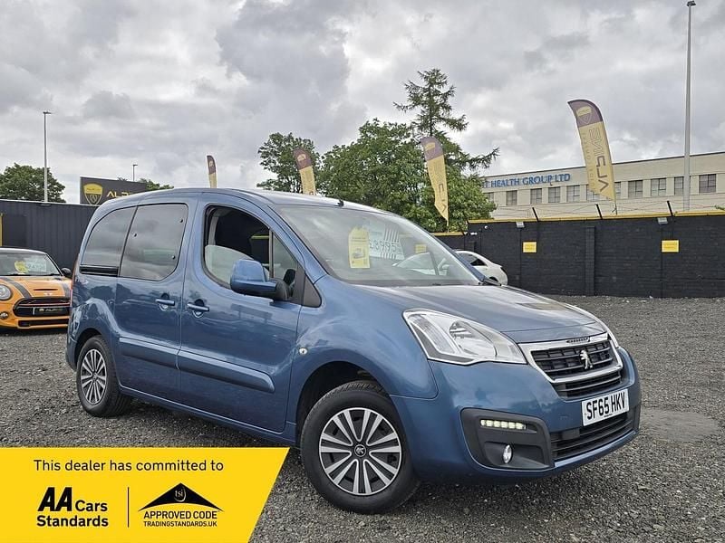 Blue Used 2016 Peugeot Partner Tepee Active MPV | £7,495 (Good price) - Image 1/4