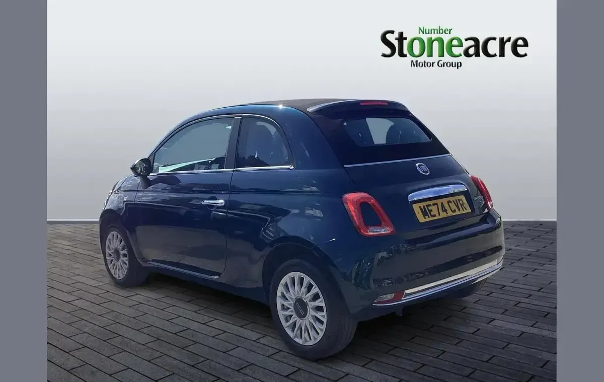 Used Fiat 500 70 HP (51 kW) 2025 Blue Cabriolet
