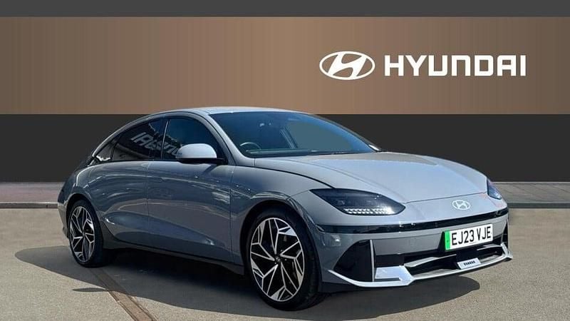 Blue Used 2023 Hyundai Ioniq 6 Premium Sedan | £22,681 (Good price) - Image 1/3