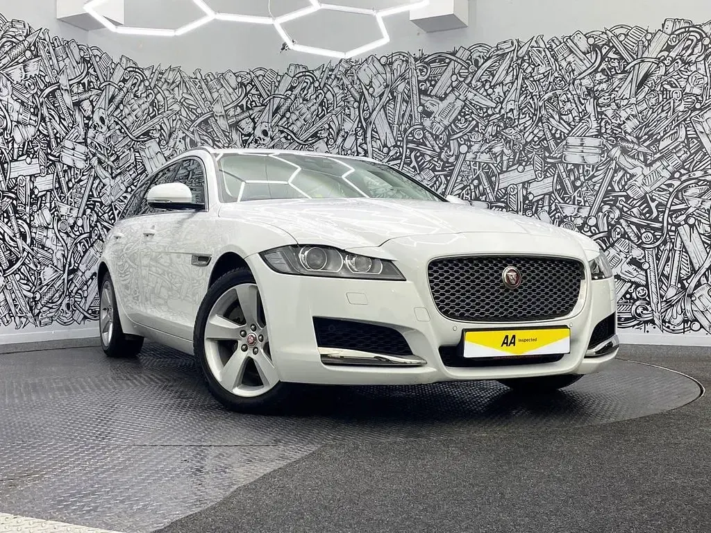Used Jaguar XF Portfolio 2018 White Estate