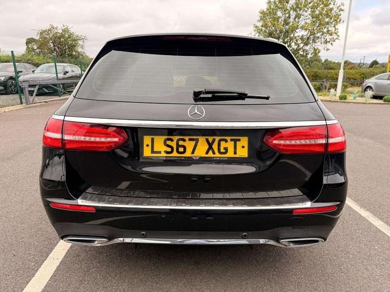 Used Mercedes E220 AMG line 194 HP (142 kW) 2017 Black Estate