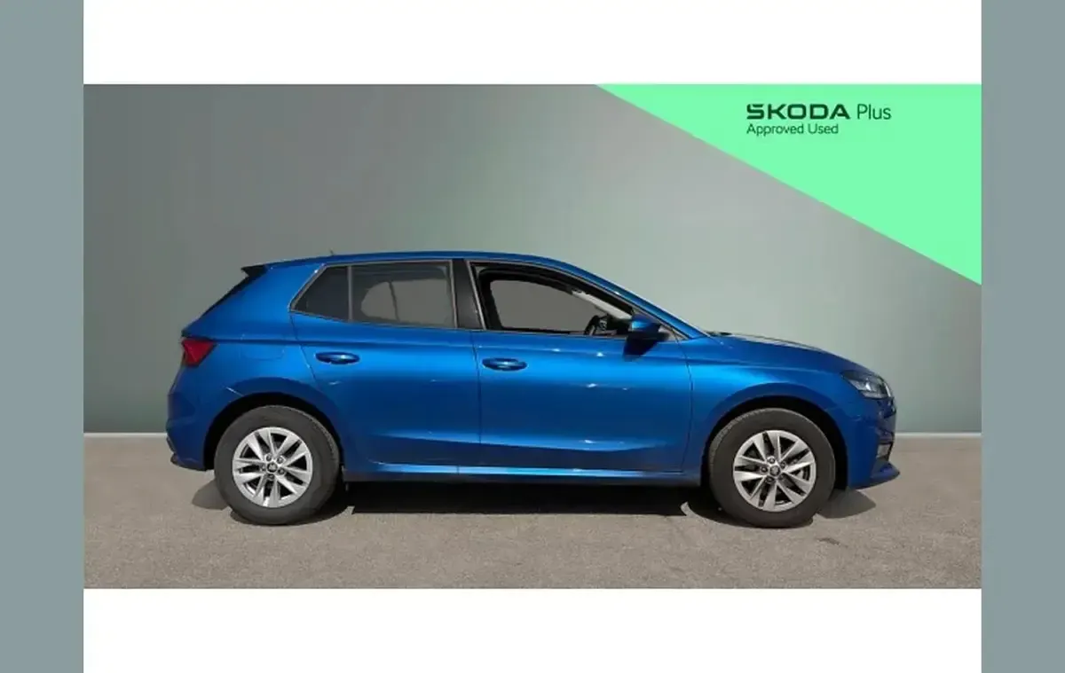 New Skoda Fabia SE 116 HP (85 kW) 2025 Blue Hatchback