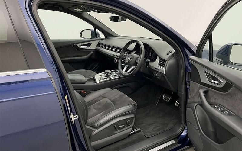 Begagnad Audi Q7 S-Line 272 HK (200 kW) 2018 Blå SUV