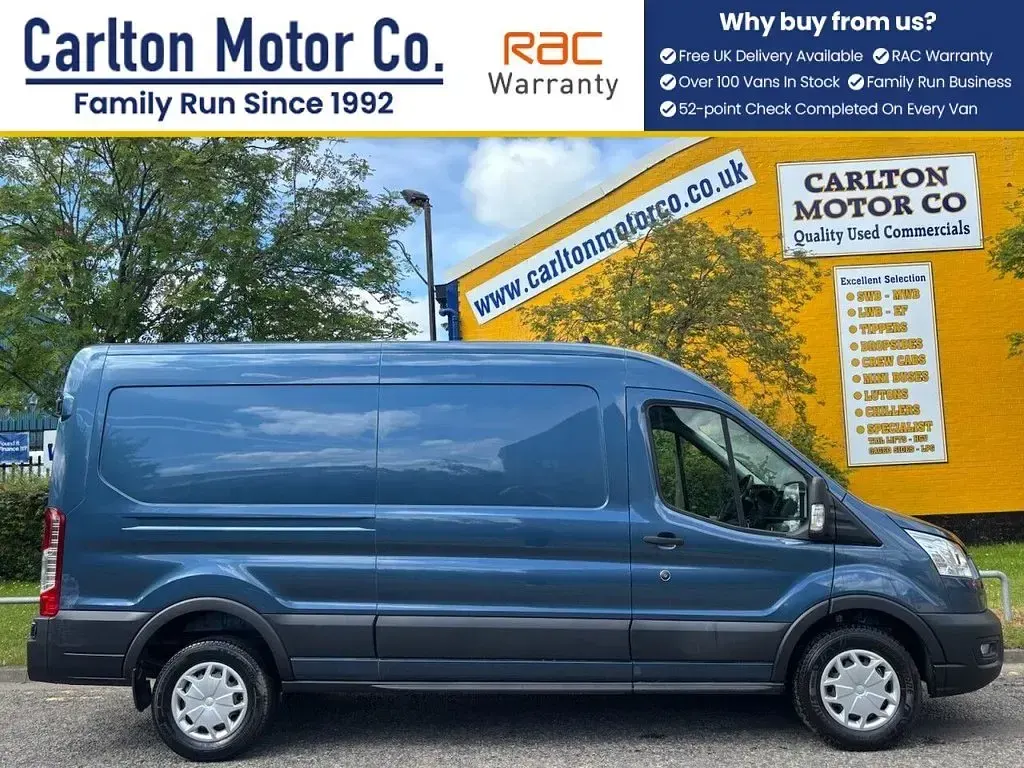 Used Ford Transit Trend 130 HP (95 kW) 2020 Blue Van