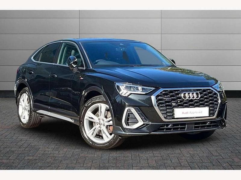 Mythos black Used 2020 Audi Q3 S-Line SUV | £29,470 (Expensive) - Image 1/4