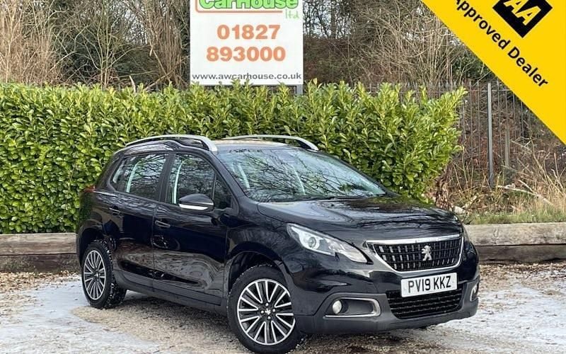 Black Used 2019 Peugeot 2008 Active SUV | £10,299 (Good price) - Image 1/4