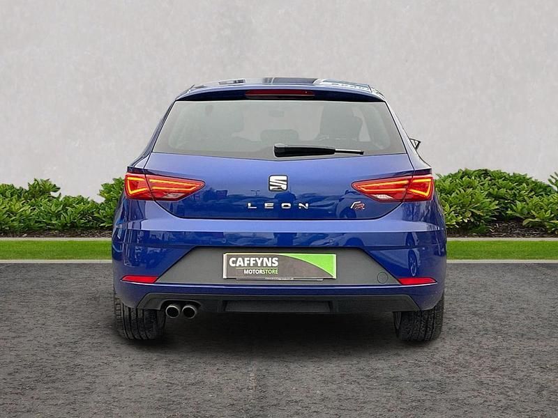 Used Seat Leon FR 123 HP (90 kW) 2018 Blue Hatchback