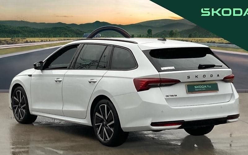 Used Skoda Octavia SportLine 150 HP (110 kW) 2025 White Estate