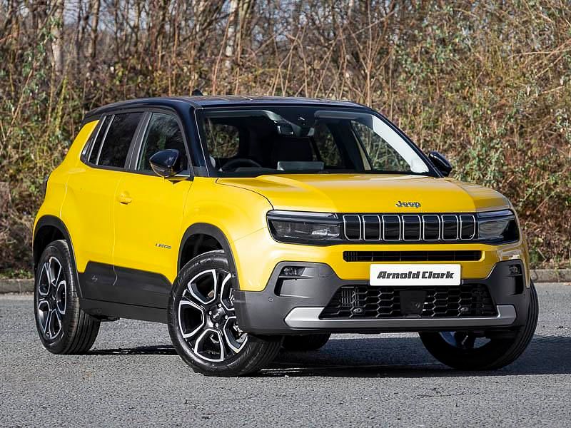 Yellow New 2025 Jeep Avenger Summit SUV | £24,998 (Fair price) - Image 1/1