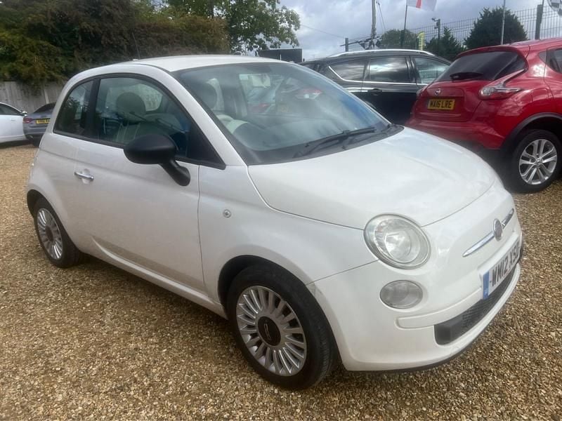 White Used 2012 Fiat 500 Pop Hatchback | £2,195 (Good price) - Image 1/4