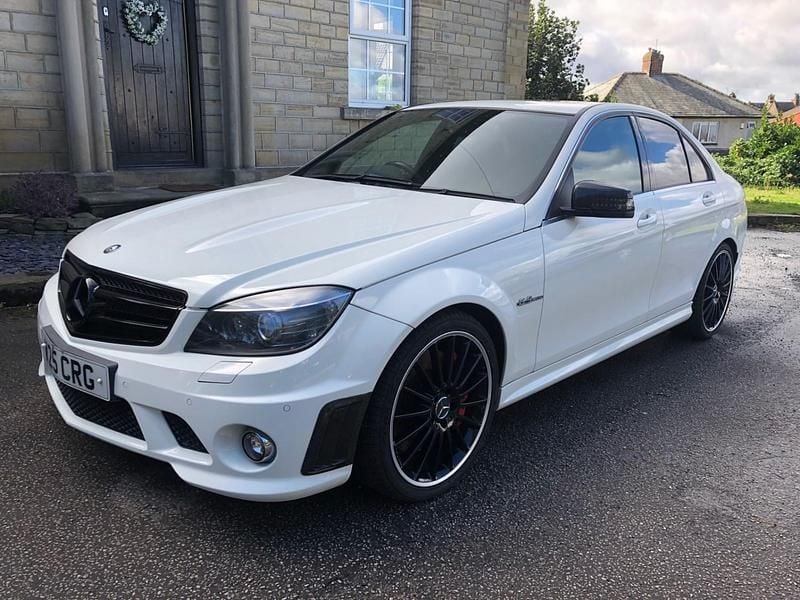 Used Mercedes C63 AMG 2010 White Sedan