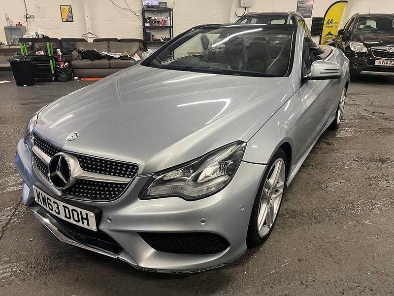 Used Mercedes E250 AMG 2014 Silver Cabriolet