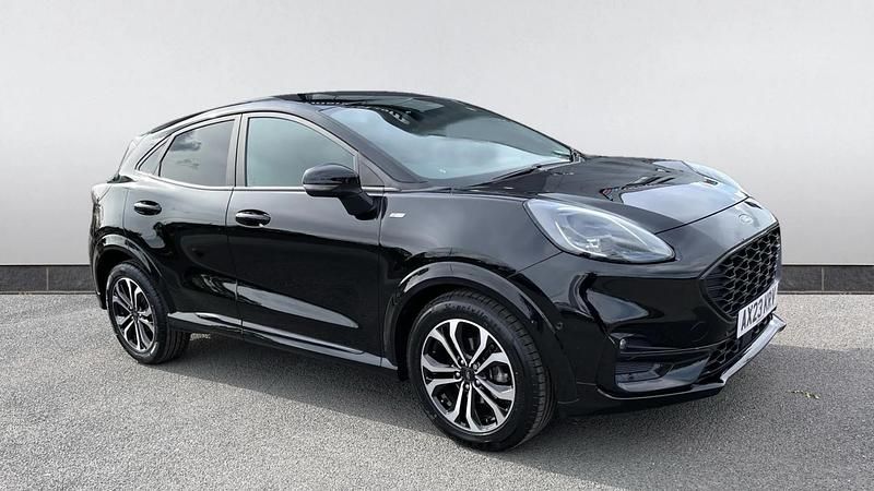 Black Used 2023 Ford Puma Gen-E ST-Line Hatchback | £16,798 (Good price) - Image 1/4