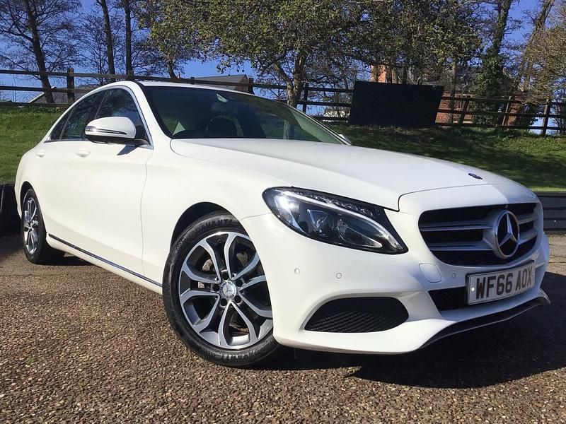 Used Mercedes C220 2016 White Sedan