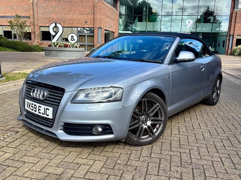 Silver Used 2010 Audi A3 Cabriolet Black Edition Cabriolet | £4,295 - Image 1/4