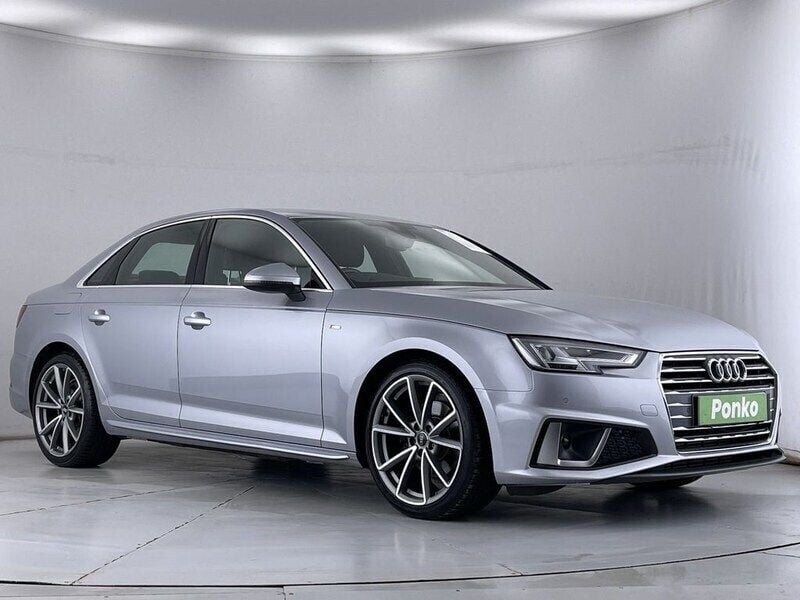Silver Used 2019 Audi A4 S-Line Sedan | £15,470 (Good price) - Image 1/3