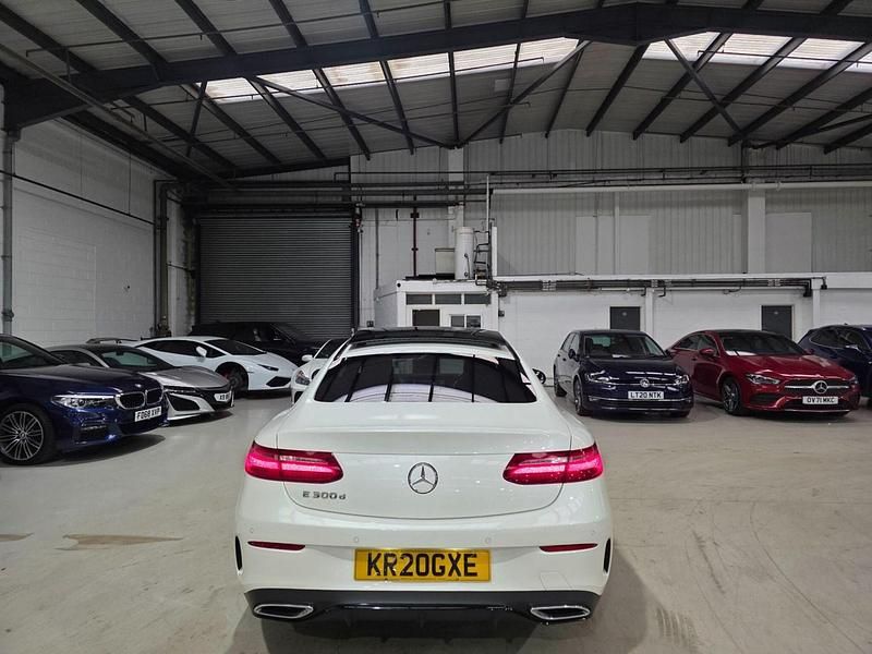 Used Mercedes E300 AMG line 2020 White Coupe
